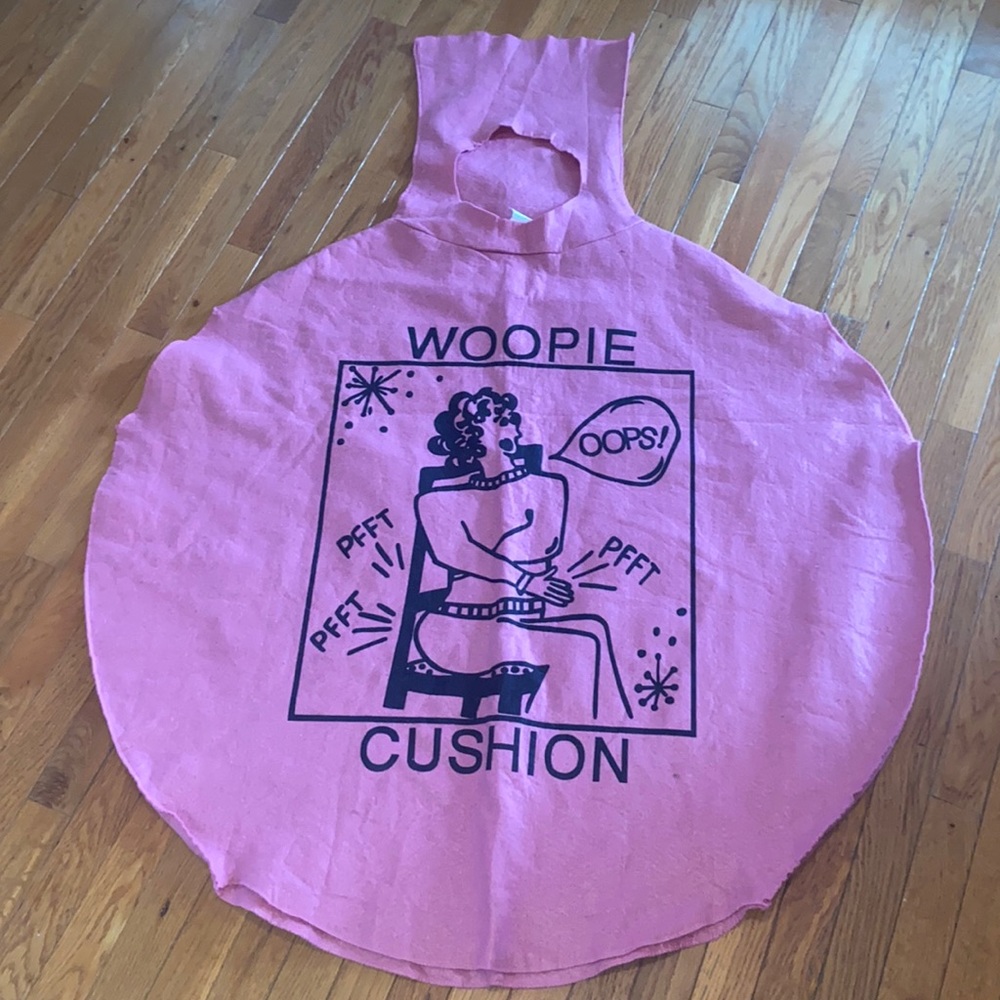 Whoopie cushion Halloween costume adult